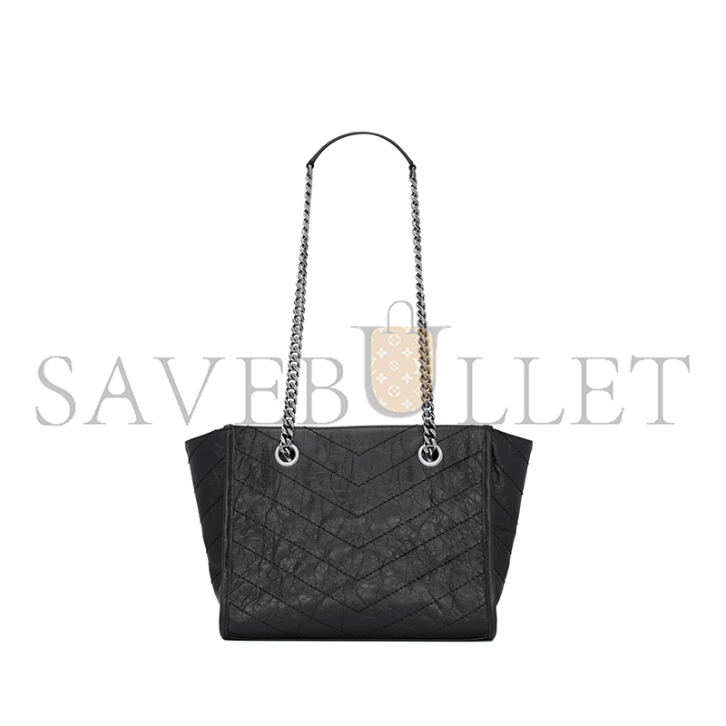 YSL NIKI SMALL SHOPPING IN VINTAGE LEATHER 8726800EN041000 (25*19*10cm)